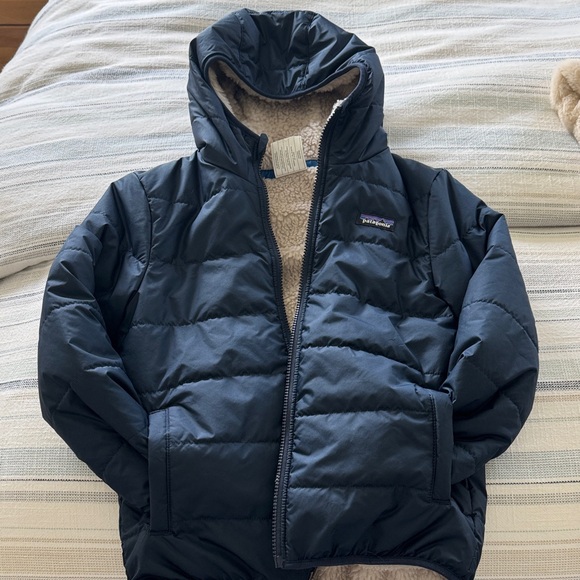 Patagonia Kids Dark Blue Puffer Jacket